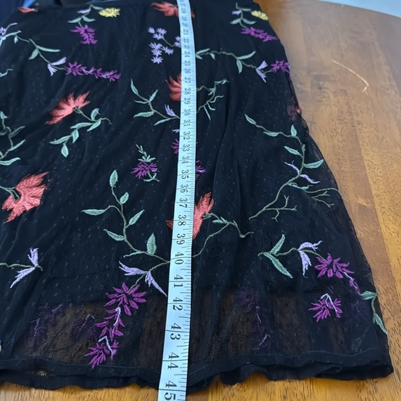 Gothic Jordache jumper with fishnet embroidered skirt retro size medium - Picture 8 of 8